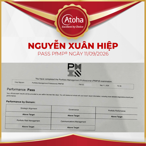 Nguyễn Xuân Hiệp, PfMPONLINEPRO11, pass PfMP ngày 11/09/2026