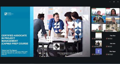 Khởi động hành trình quản lý dự án cùng khóa học CAPMONLINEPRO12