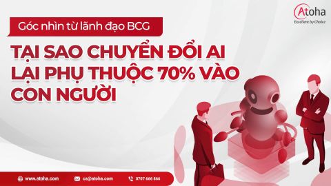 Tại sao chuyển đổi AI lại phụ thuộc 70% vào con người: Góc nhìn từ lãnh đạo BCG
