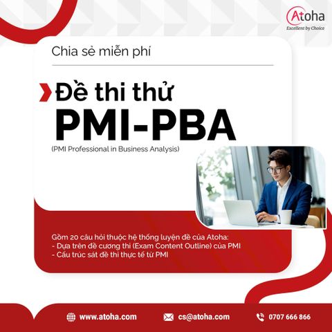 Đề thi thử PMI-PBA miễn phí