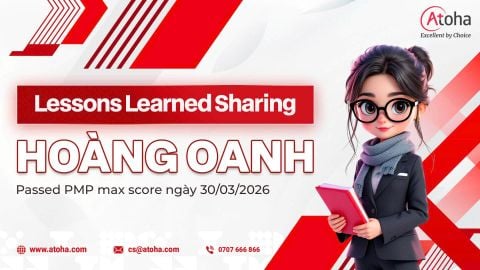 Kinh nghiệm pass PMP - Hoàng Oanh (PMPONLINEPRO58)