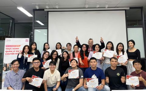 Atoha đồng hành cùng MoMo trong khóa đào tạo “Thực hành Quản lý Dự án”