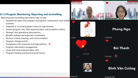 Kết thúc thành công khóa học PgMPONLINEPRO16