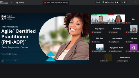 Khai giảng khóa học PMI-ACPONLINEPRO36