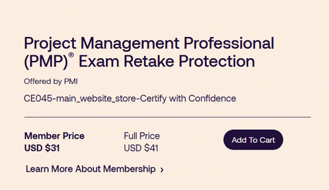 PMI Exam Retake Protection - Bảo hiểm thi lại PMP
