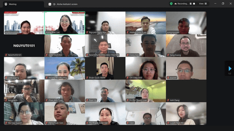 Khóa học PMPONLINEPRO57 khai giảng thành công