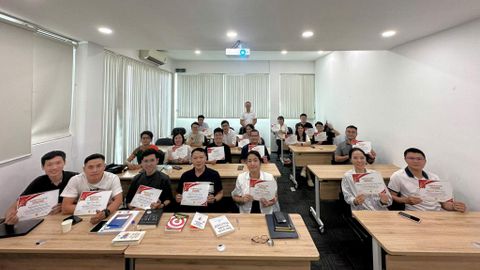 Bế giảng khóa luyện thi PMP - PMPPRO56 tại TP.HCM