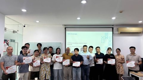 Kết thúc thành công khóa học PMPPRO63