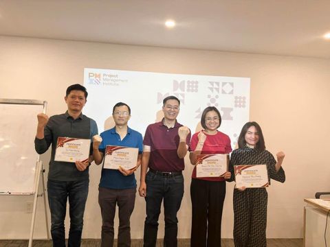 Khóa học PMPPROHN43 kết thúc thành công