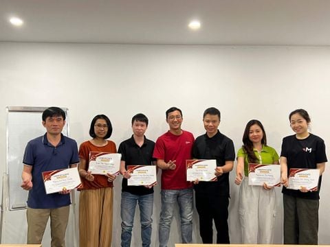 Bế giảng khóa học PMPPROHN44 tại Hà Nội