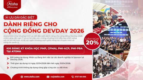 ƯU ĐÃI ĐẶC BIỆT DÀNH RIÊNG CHO CỘNG ĐỒNG DEVDAY 2026
