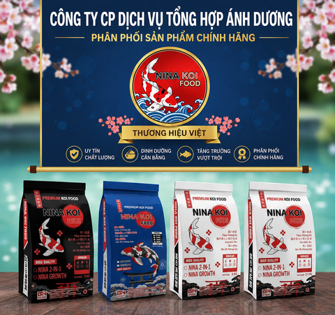 Thức ăn cá KOI thương hiệu Việt Nam