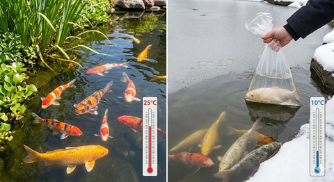 Tại Sao Không Hòa Cá Mới Mùa Lạnh? Hiểm Họa Tiềm Ẩn Người Chơi Koi Cần Biết