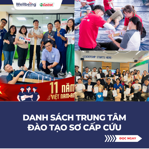 DANH SÁCH TRUNG TÂM ĐÀO TẠO SƠ CẤP CỨU