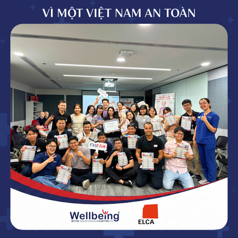[𝐖𝐄𝐋𝐋𝐁𝐄𝐈𝐍𝐆 𝐍𝐄𝐖𝐒] Wellbeing x ELCA Việt Nam: Đào tạo sơ cấp cứu tại doanh nghiệp