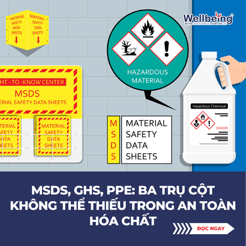 MSDS, GHS, PPE: Ba trụ cột không thể thiếu trong an toàn hóa chất