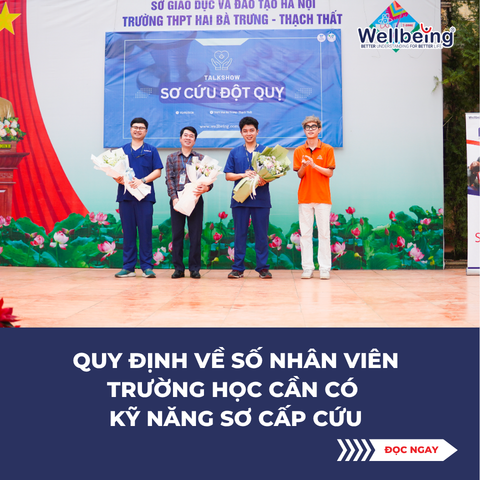 Quy định về số nhân viên trường học cần có kỹ năng sơ cấp cứu