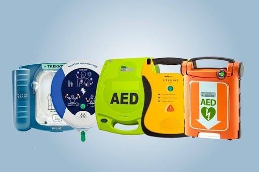 Các dòng máy AED sử dụng cho vận động viên thể thao