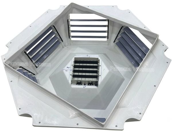 Bên trong cửa gió nhựa 7 hướng