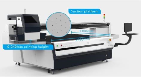 Khổ in lớn 2513 Linh hoạt cho sản xuất in uv phẳng