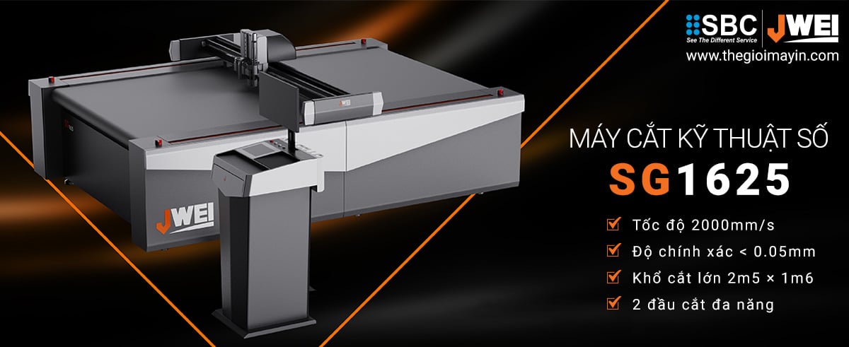 Máy cắt format, máy cắt foam, máy cắt kỹ thuật số Jwei