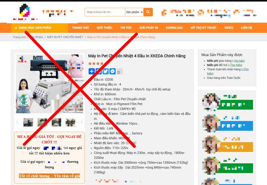 cảnh báo công ty bán xkeda chính hãng giả, xkeda nhái