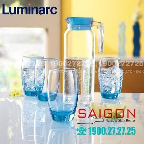 Gợi ý bộ bình thủy tinh tiếp khách sang trọng dành cho phòng khách