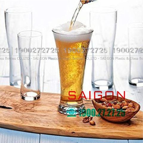 Tuyển Tập Các Mẫu Cốc Thủy Tinh Có Quai Uống Bia “Cực Đã” Cho Quán Nhậu