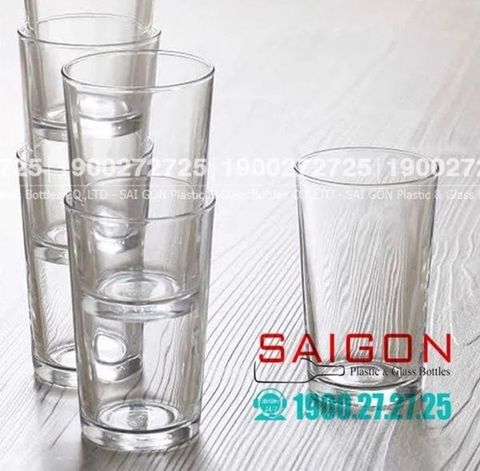 Ly thủy tinh uống nước cao cấp cho gia đình và nhà hàng