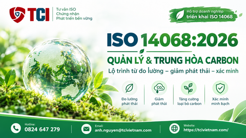 TƯ VẤN ISO 14068-1 – Quản lý biến đổi khí hậu và trung hòa carbon