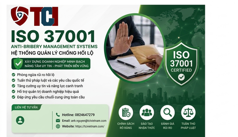 Tư vấn Chứng Nhận ISO 37001:2025 – Hệ Thống Quản Lý Chống Hối Lộ (ABMS)