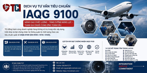 DỊCH VỤ TƯ VẤN TIÊU CHUẨN IAQG 9100 - CHI TIẾT QUY TRÌNH CHO DOANH NGHIỆP CẦN TRIỂN KHAI