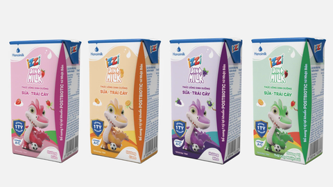 Hanoimilk – Từ phòng Lab đến IZZI Dinomilk: Tiên phong bổ sung 1 tỷ lợi khuẩn cho trẻ em Việt