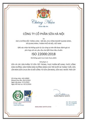 CHỨNG NHẬN ISO