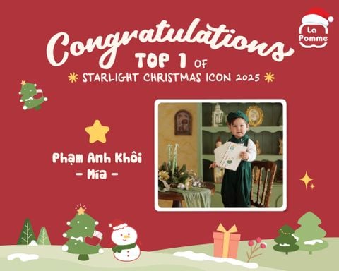 La Pomme đã tìm ra ngôi sao nhỏ tỏa sáng nhất Giáng sinh 2025