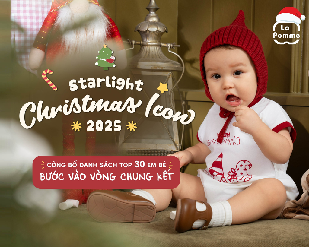 CÔNG BỐ TOP 30 STARLIGHT CHRISTMAS ICON 2025 - CUỘC THI TÌM KIẾM ĐẠI SỨ THỜI TRANG LỚN NHẤT NĂM 2025!