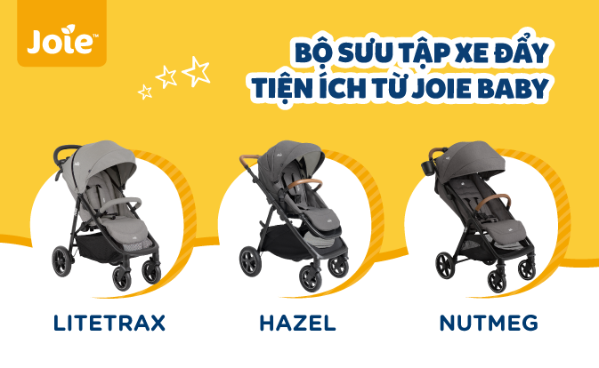 [MỚI] Bộ Sưu Tập Xe Đẩy Tiện Lợi Cho Mẹ, Thoải Mái Cho Bé