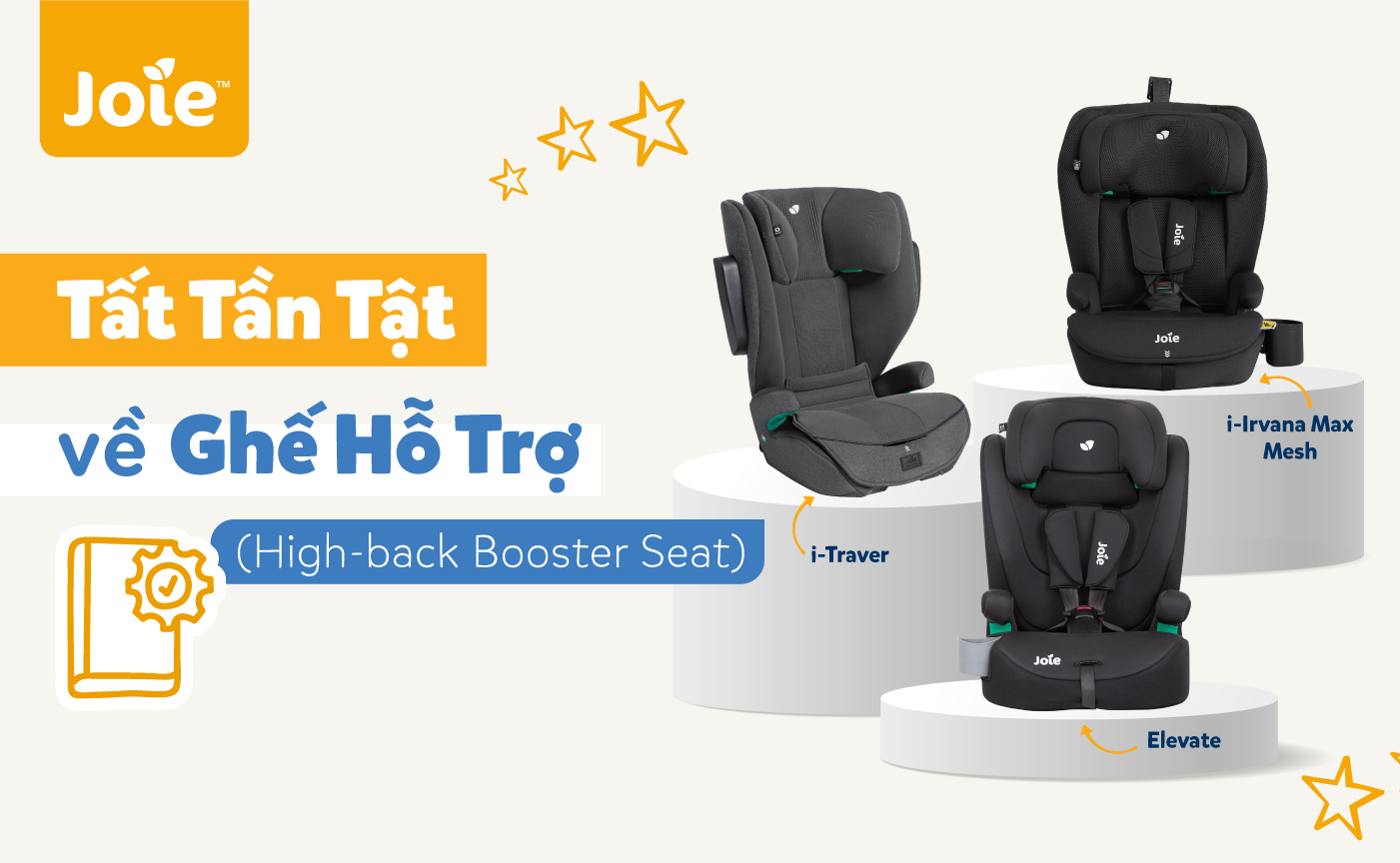 Tất Tần Tật Về Ghế Hỗ Trợ (High-back Booster Seat)