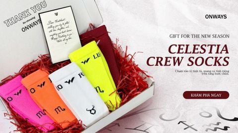 CELESTIA CREW SOCKS - KHI NHỮNG VÌ SAO ĐỒNG HÀNH CÙNG BƯỚC CHÂN BẠN