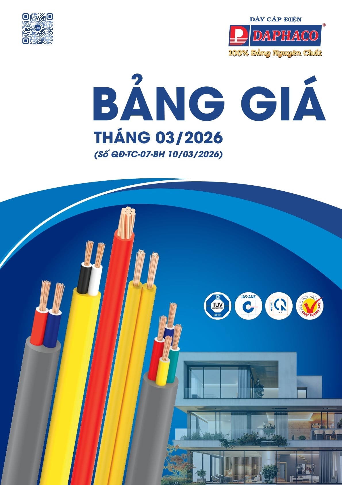 DÂY CÁP ĐIỆN DAPHACO