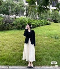 15 Cách phối đồ với chân váy dài qua gối đẹp, trẻ trung và dễ ứng dụng