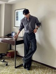 Quần ống suông đi với giày gì nam: 5 Công thức phối giày chuẩn gu