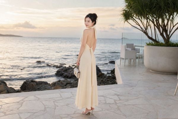 5 Kiểu đầm maxi đi biển, bí quyết chọn váy đẹp, nhẹ và tôn dáng
