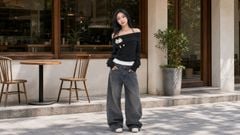Áo trễ vai mặc với gì? 10 cách phối đẹp, dễ mặc và không bị quá tay