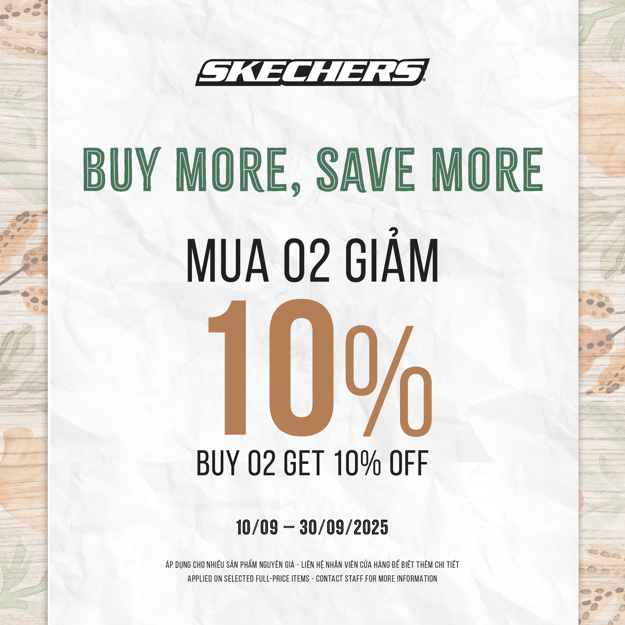 Skechers | Buy more, Save more - Càng sắm càng hời
