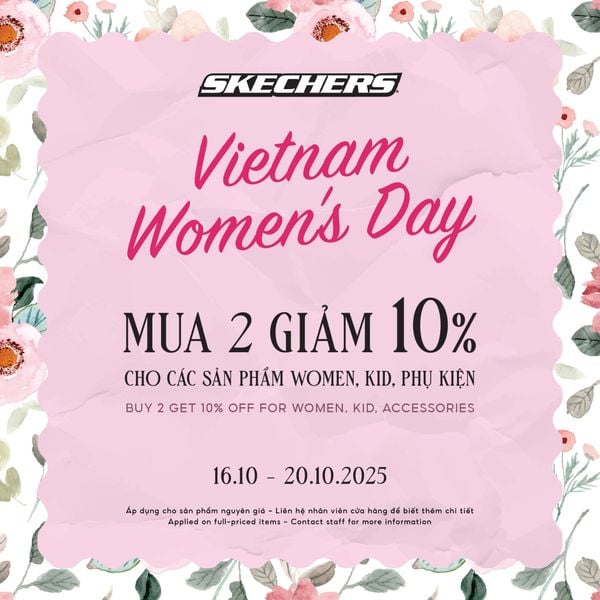 SKECHERS | Vietnam Women’s Day - Deal xinh bung sắc