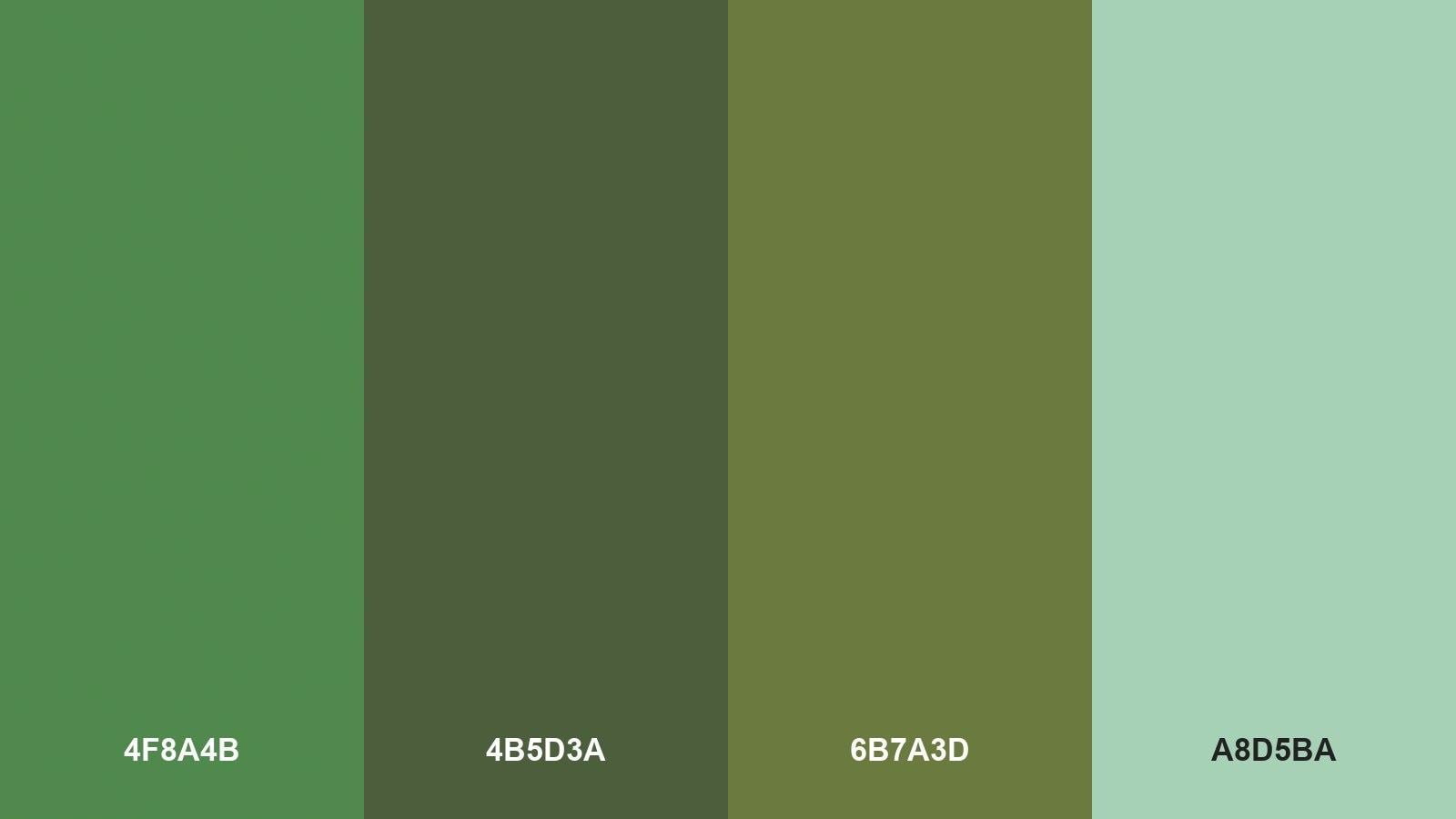 Xanh rêu, xanh olive và xanh mint là nhóm màu tương sinh hợp mệnh Hỏa