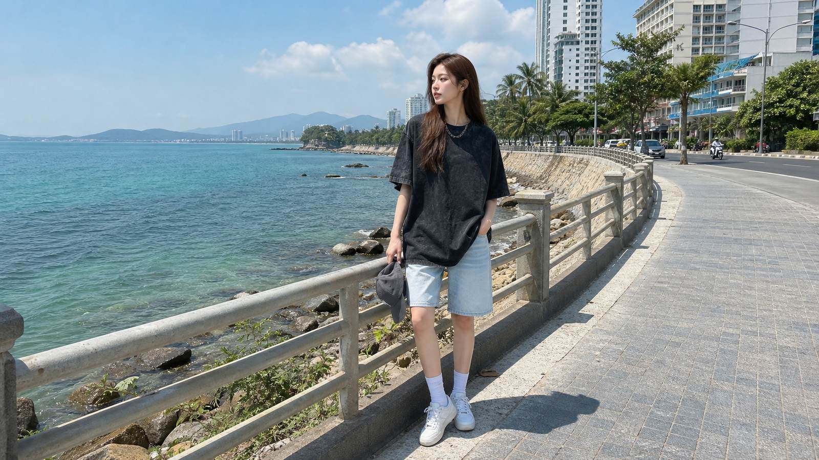Sneaker cho ngày đi bộ nhiều ở Nha Trang