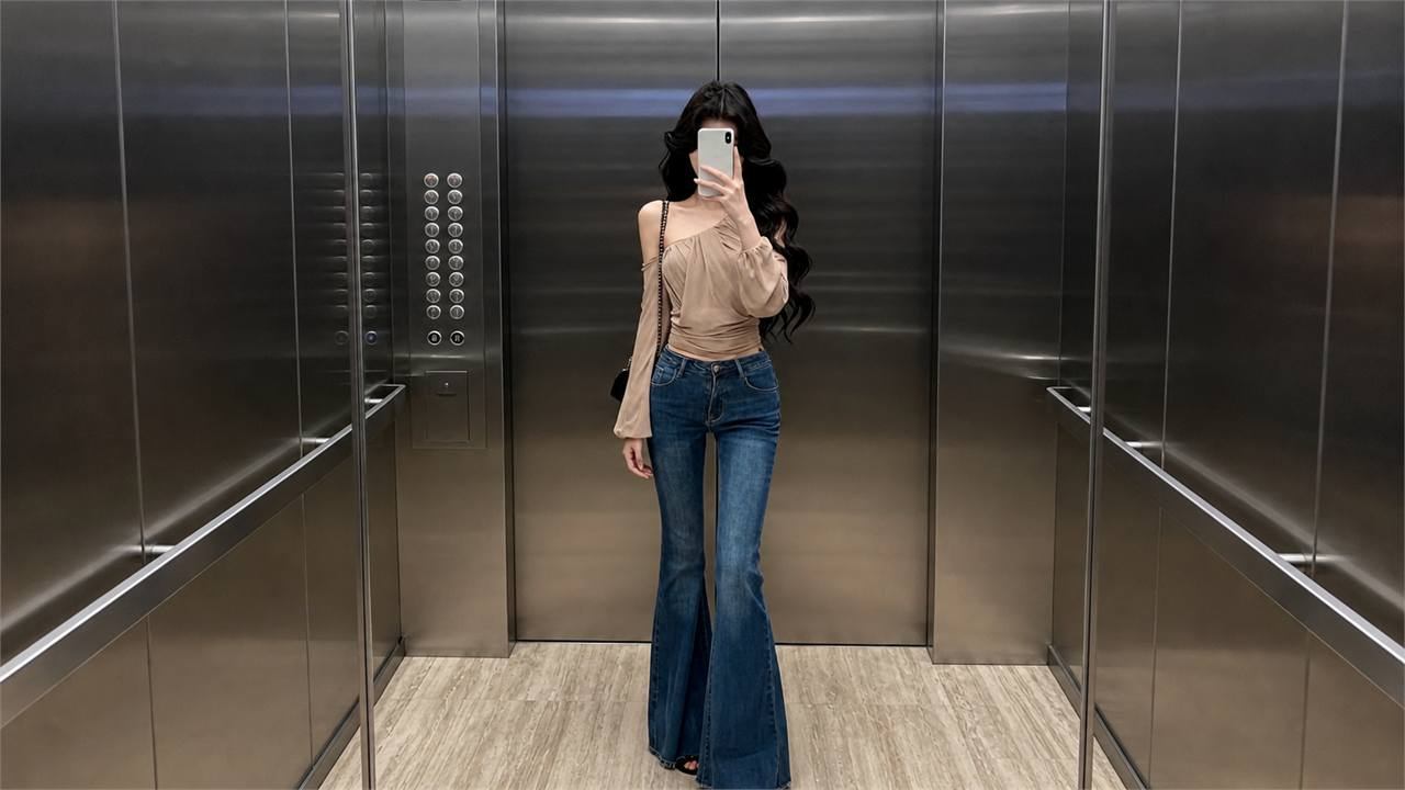 Chọn quần ống loe độ loe vừa phải để dễ mặc và dễ phối đồ