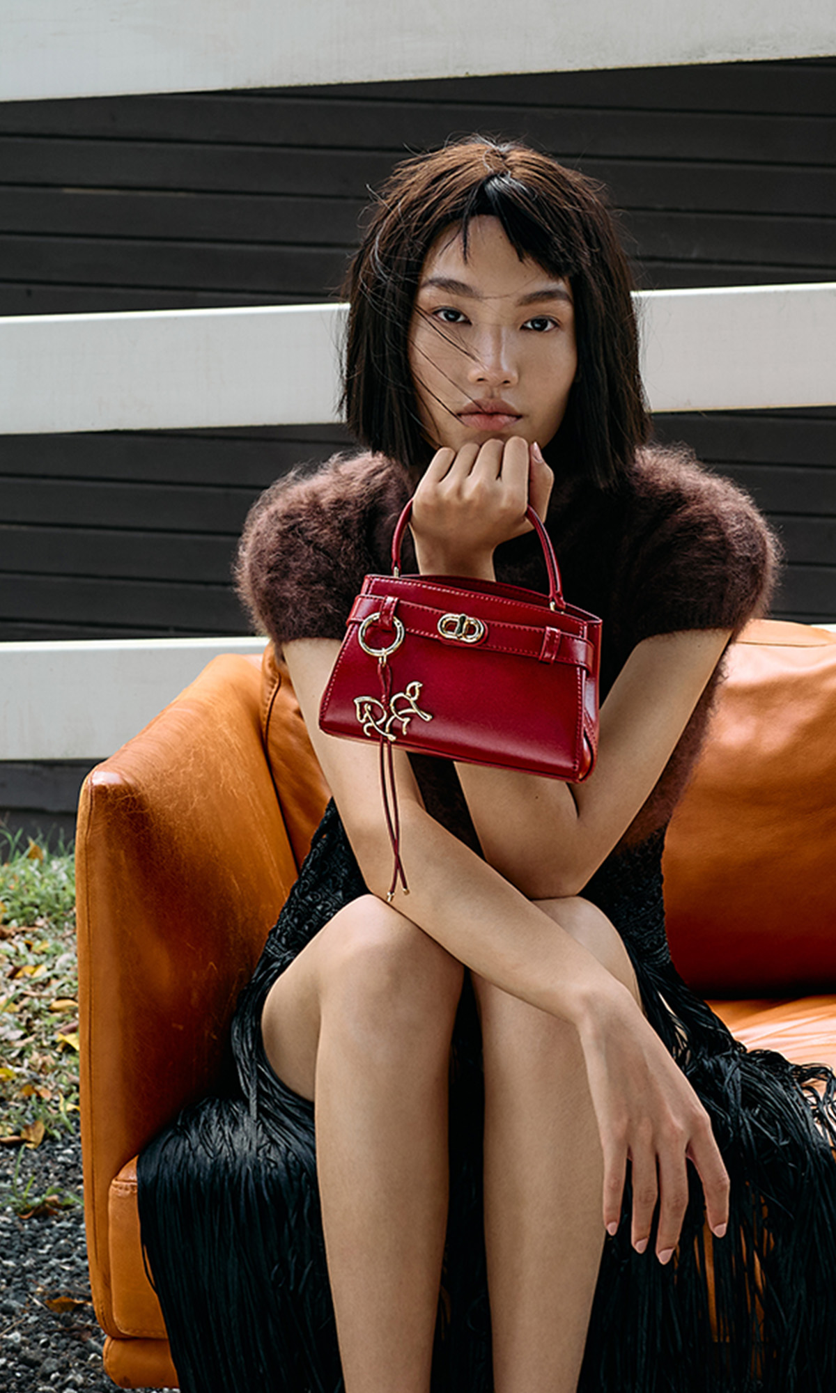 Bubblegum pink Sammie Knotted-Handle Elongated Bag; Sea Salt Blue Sammie Knotted-Handle Front-Flap Bag and Butter Yellow Crochet Flower Beaded Charm - CHARLES & KEITH